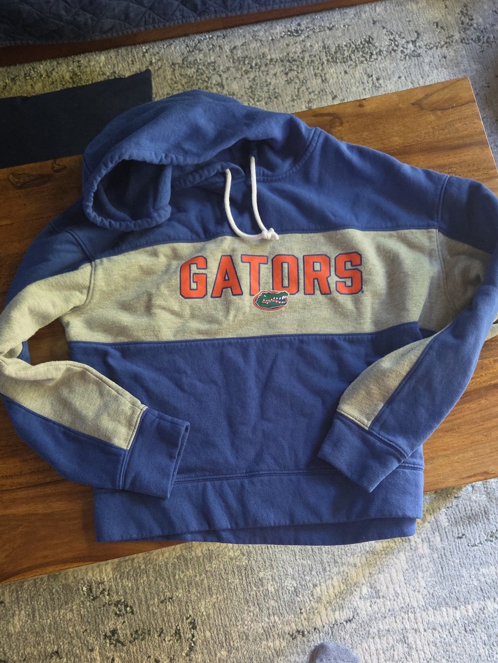 Gators Hooded Pullover Sweatshirt - Blue/Gray